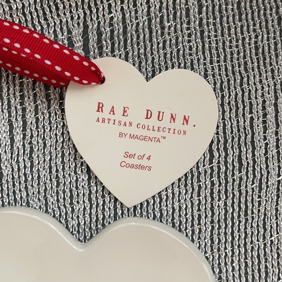Rae Dunn 4 Coasters - Picture 4 of 7